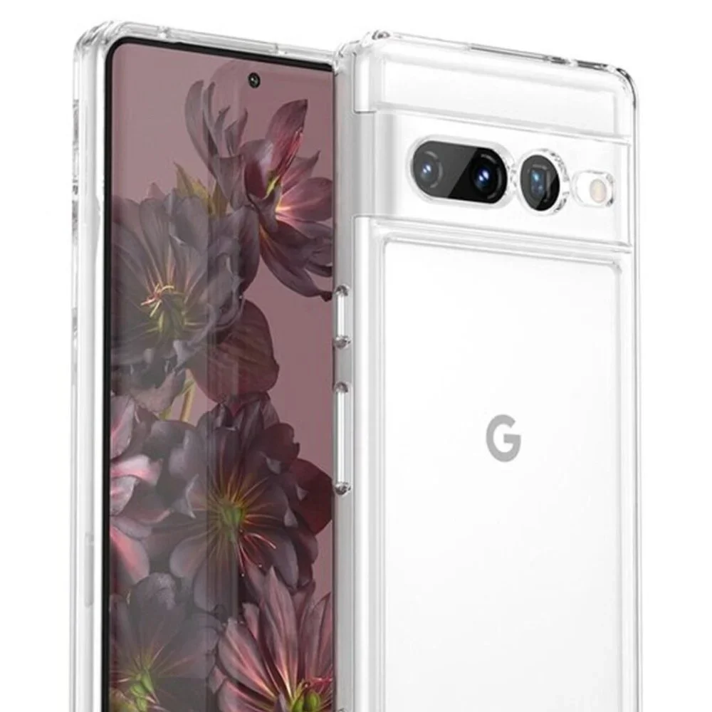 Google Pixel 8 Pro Hybrid Case w/ Air Cushion Technology - CLEAR